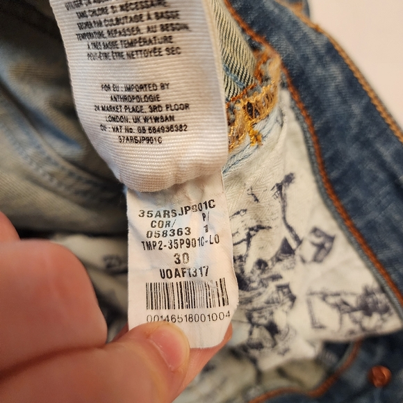 Pilcro and the Letterpress Mid-rise Serif Boyfriend Jeans 30 - Picture 13 of 13